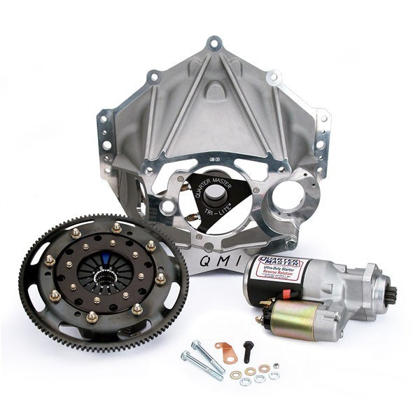 Quarter Master 10038591ZZ Bellhousing Kit Alum 5.5in RM V-Drive Quarter Master 10038591ZZ