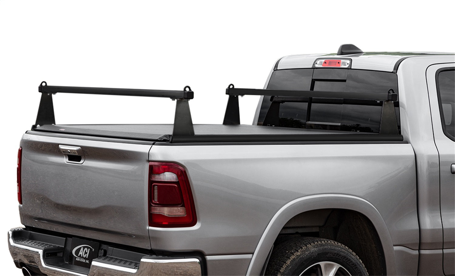 ACI F4010032 ADARAC™ Aluminum M-Series Truck Bed Rack System; Matte Black Finish; ACI F4010032