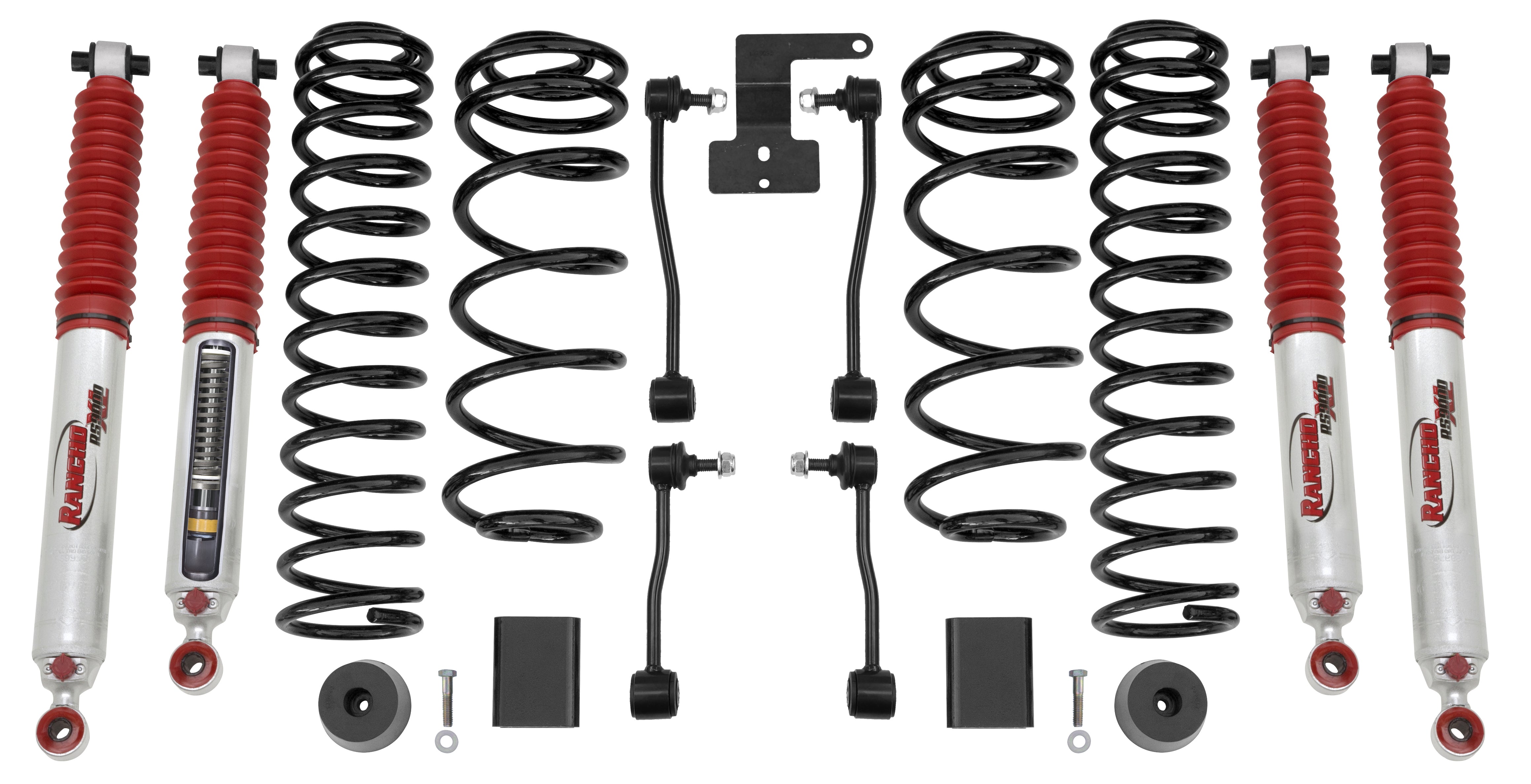 Rancho RS66121BR9 18-   Jeep Wrangler JL 3in Suspension Lift Kit Rancho RS66121BR9