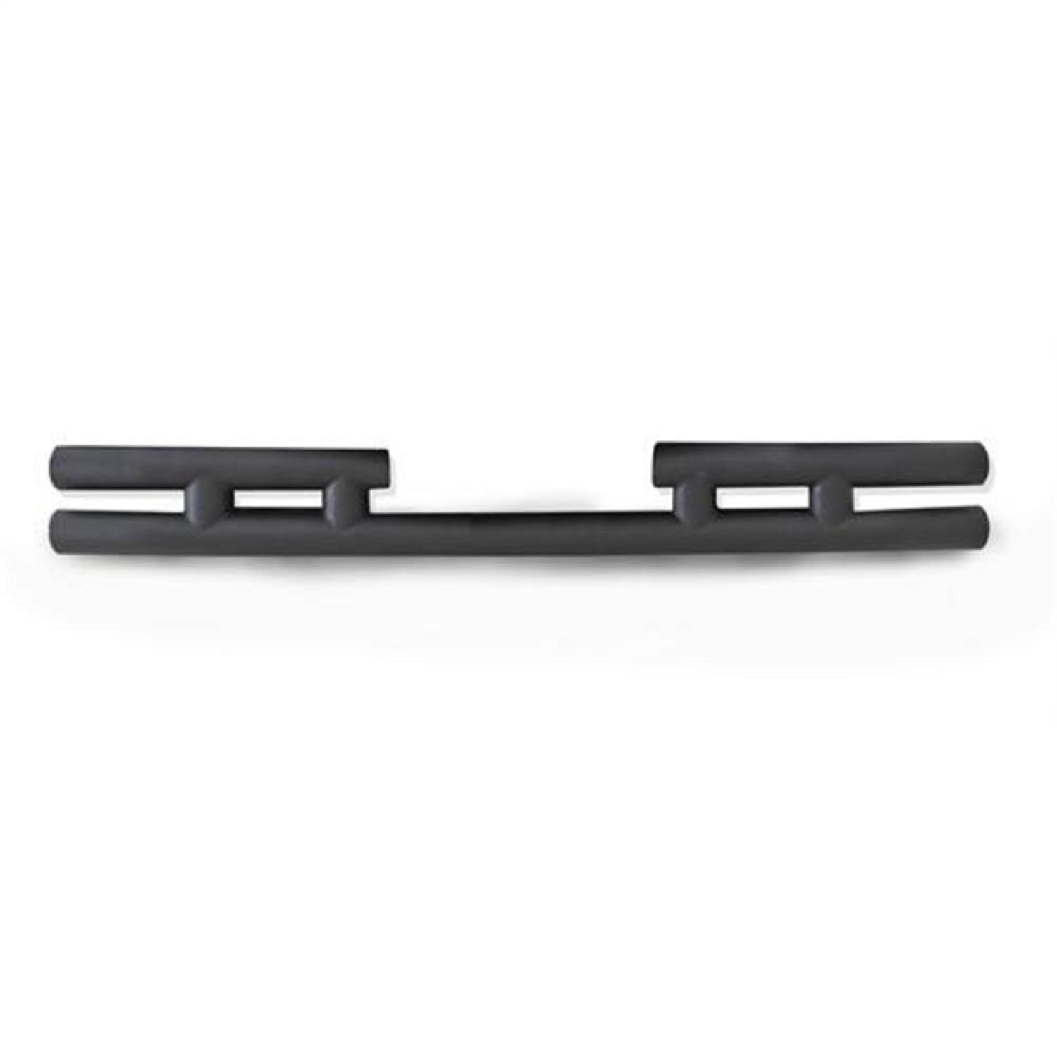 Rear Bumper; Gloss Black; No Drill Installation; Smittybilt RB01-B
