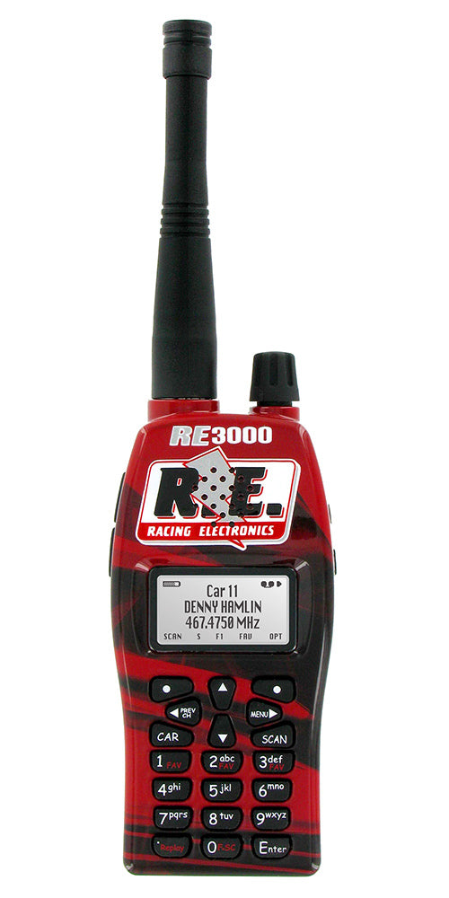 Racing Electronics RE3000 Scanner 440CH Over The Air Programmable Racing Electronics RE3000