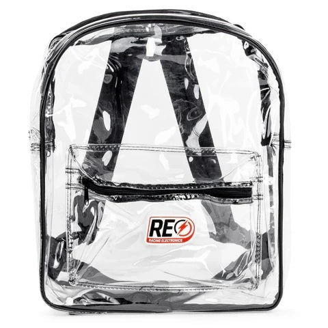 Racing Electronics WTOTE Backpack Clear w/Black Trim Racing Electronics WTOTE