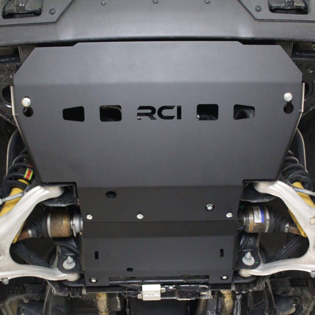 RCI BRONCO-21-ENGINE-STBK ENGINE SKID PLATE 21-25 BRONCO - 3/16" STEEL - BLACK POWDERCOAT RCI BRONCO-21-ENGINE-STBK