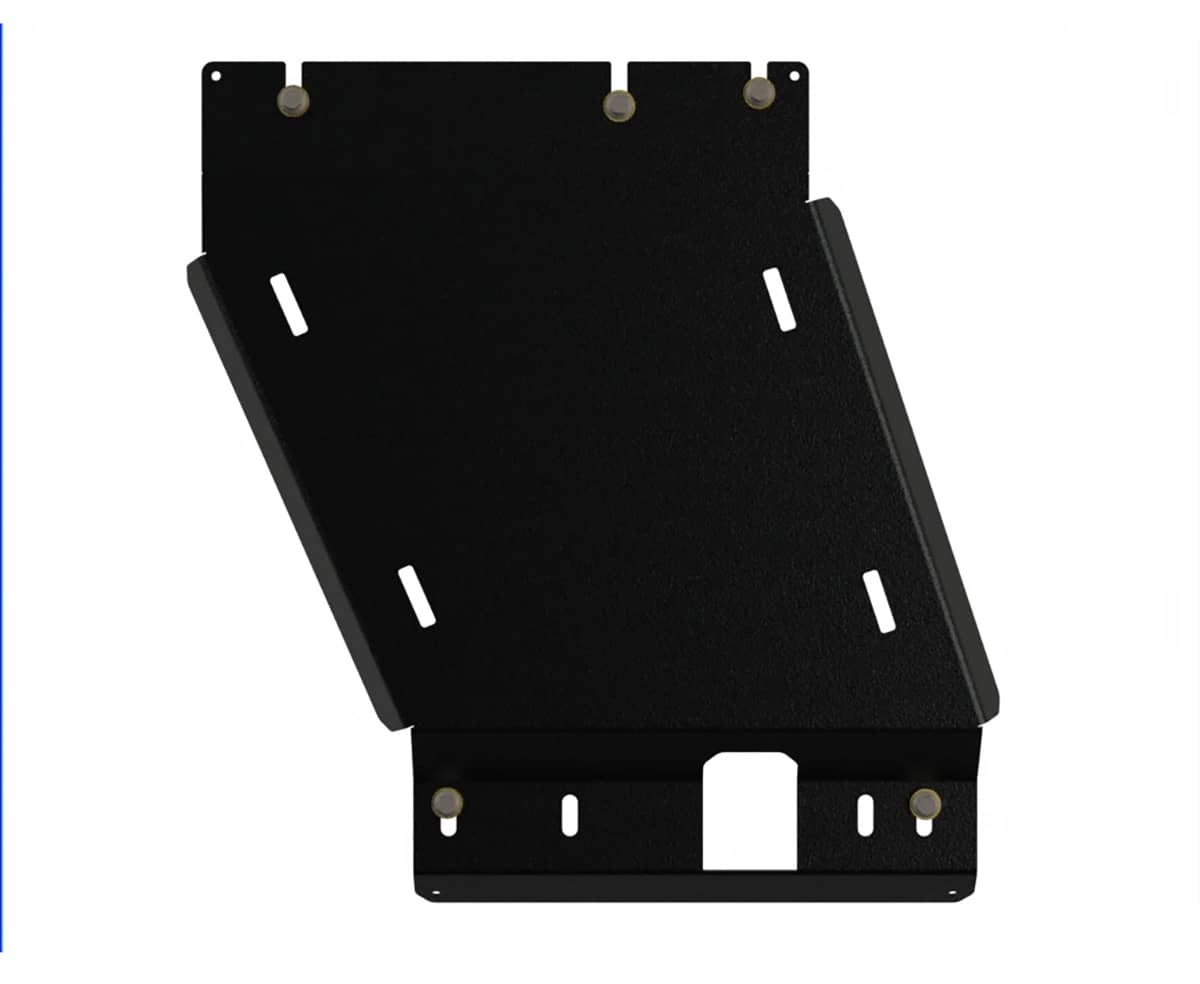 RCI SLVRD-19-TCASE-STBK TRANSFER CASE SKID PLATE | 19-26 SILVERADO - 10 GAUGE STEEL - BLACK POWDER COAT RCI SLVRD-19-TCASE-STBK