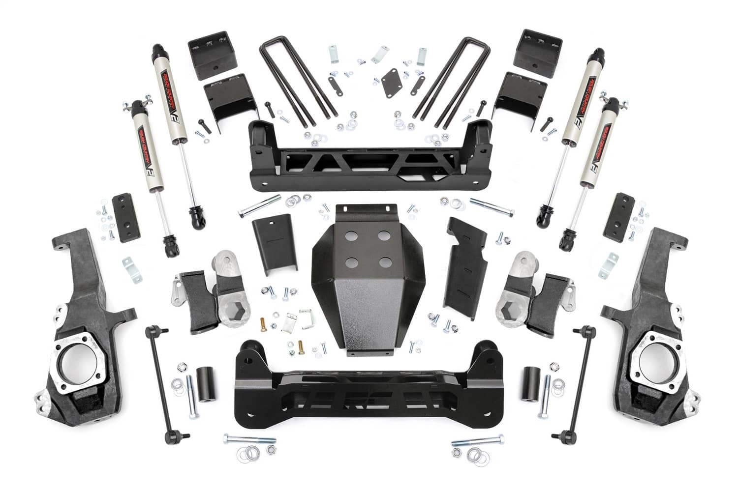 Rough Country 10270 5" LIFT KIT WITH V2 SHOCKS 20-26 GM HD W/O OVERLOADS (EXC AT4X/ZR2) Rough Country 10270