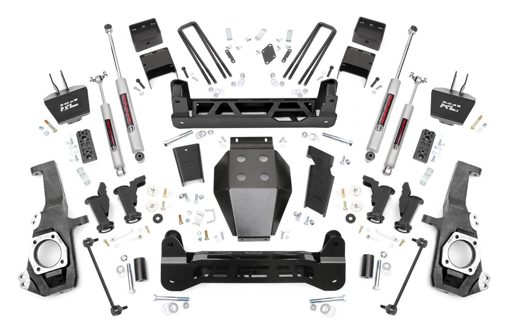 Rough Country 11030 5 INCH TORSION DROP LIFT KIT 20-26 SILVERADO/SIERRA 2500HD/3500HD Rough Country 11030