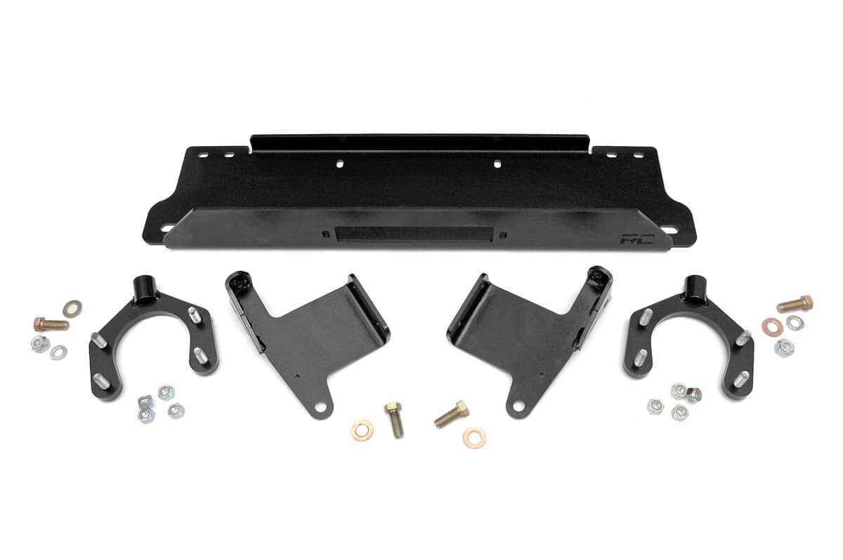 Rough Country 1162 Winch Mounting Plate | Factory Bmpr | Jeep Wrangler JK/Wrangler Unlimited (07-18) Rough Country 1162