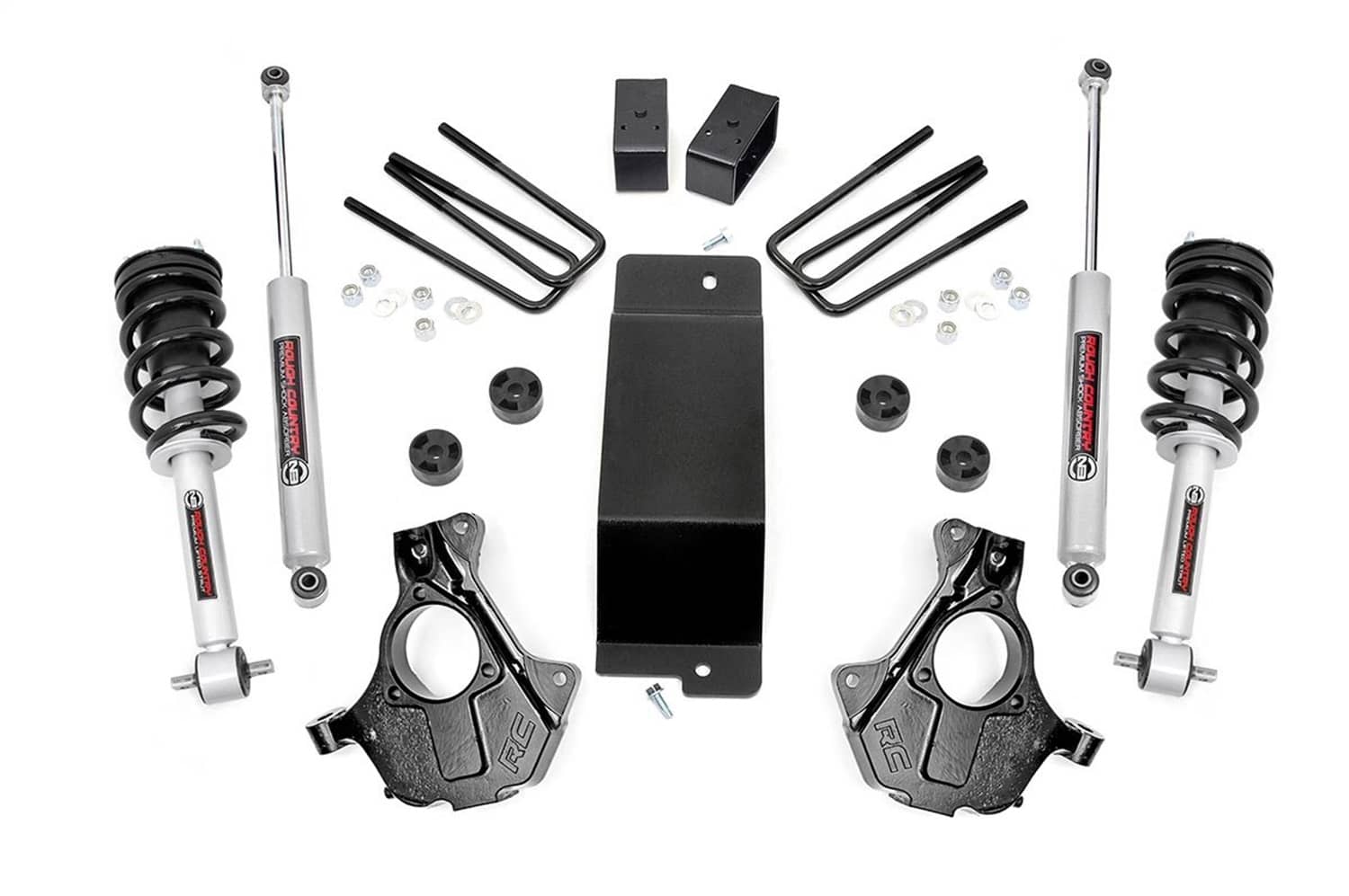 Rough Country 12132 3.5" LIFT KIT 14-18 GM 1500 4WD W/ STAMPED STEEL/ALUM. UCA Rough Country 12132