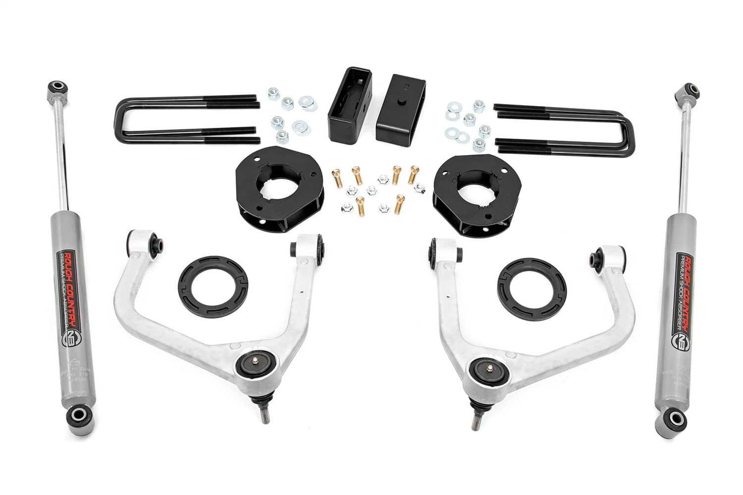 Rough Country 29531A 3.5" LIFT KIT 19-24 CHEV 1500 W/MULTI-LEAF SPRINGS (EXC TRAILBOSS/ZR2) Rough Country 29531A