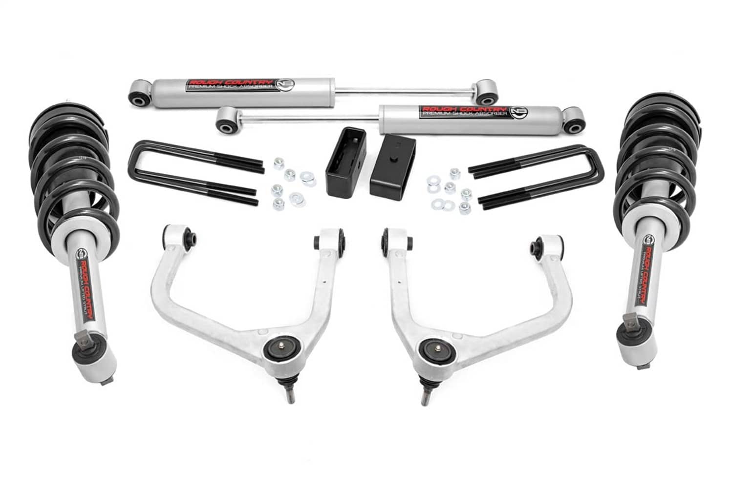 Rough Country 29532 3.5" LIFT KIT 19-24 CHEV 1500 W/MULTI-LEAF SPRINGS (EXC TRAILBOSS/ZR2) Rough Country 29532