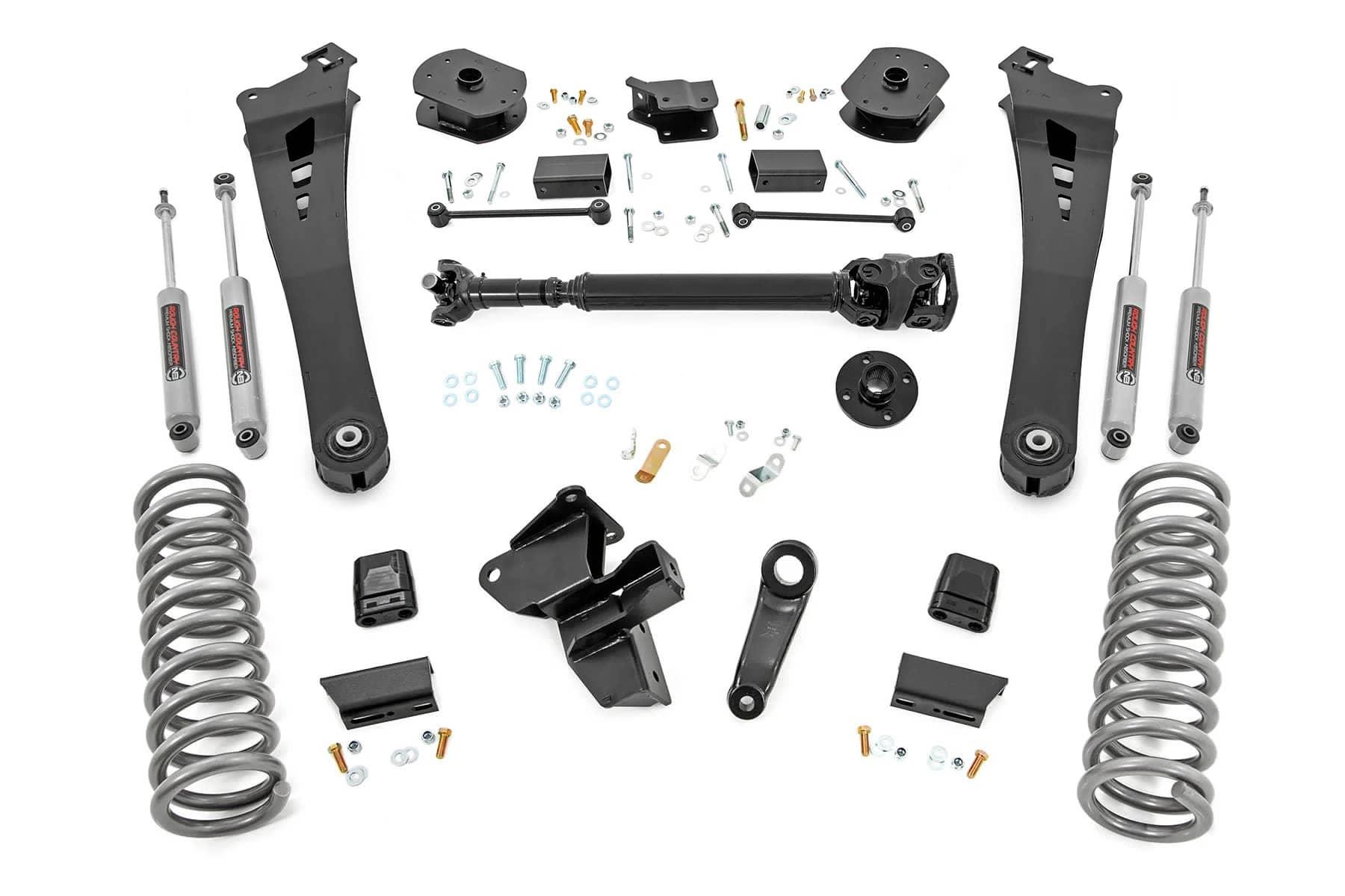 Rough Country 34230 5" LIFT KIT WITH FR D/S & 10 BOLT T-CASE | 25-26 RAM 2500 EXCEPT POWER WAGON Rough Country 34230