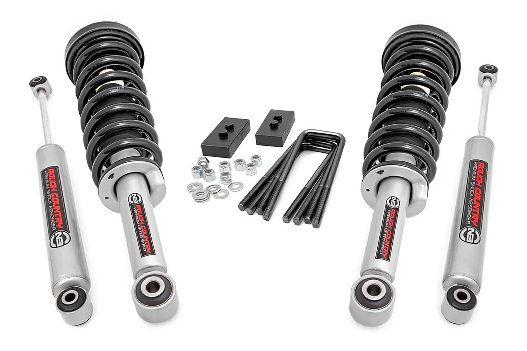 Rough Country 50004 2 Inch Lift Kit | N3 Struts/N3 | Ford F-150 4WD (2009-2013) Rough Country 50004