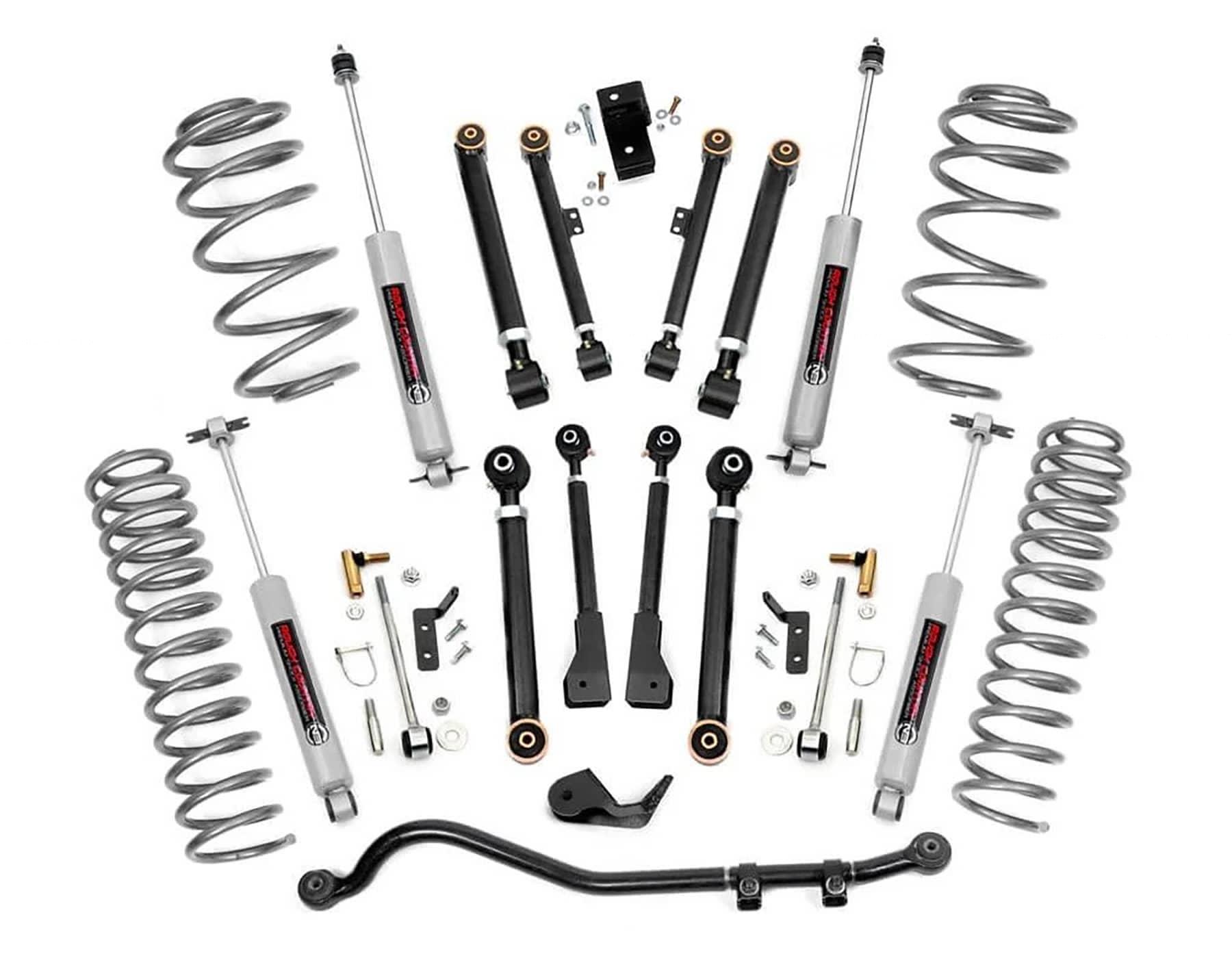 Rough Country 61120 2.5 Inch Lift Kit | X-Series | Jeep Wrangler TJ (97-06)/Wrangler Unlimited (04-06) Rough Country 61120