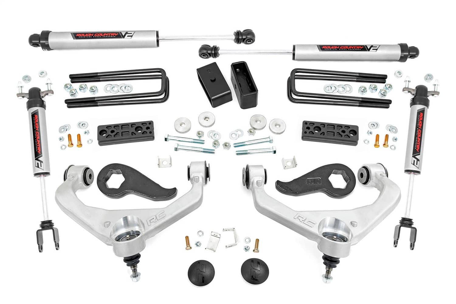 Rough Country 95670 3" LIFT KIT 20-26 GM 3500 HD DUALLY Rough Country 95670