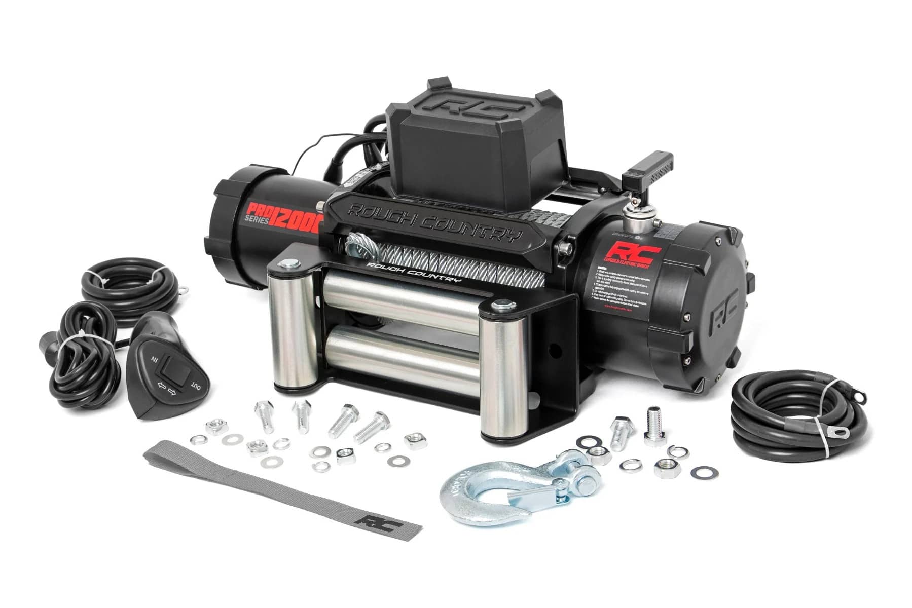 Rough Country PRO12000 PRO SERIES WINCH 12000LB Rough Country PRO12000