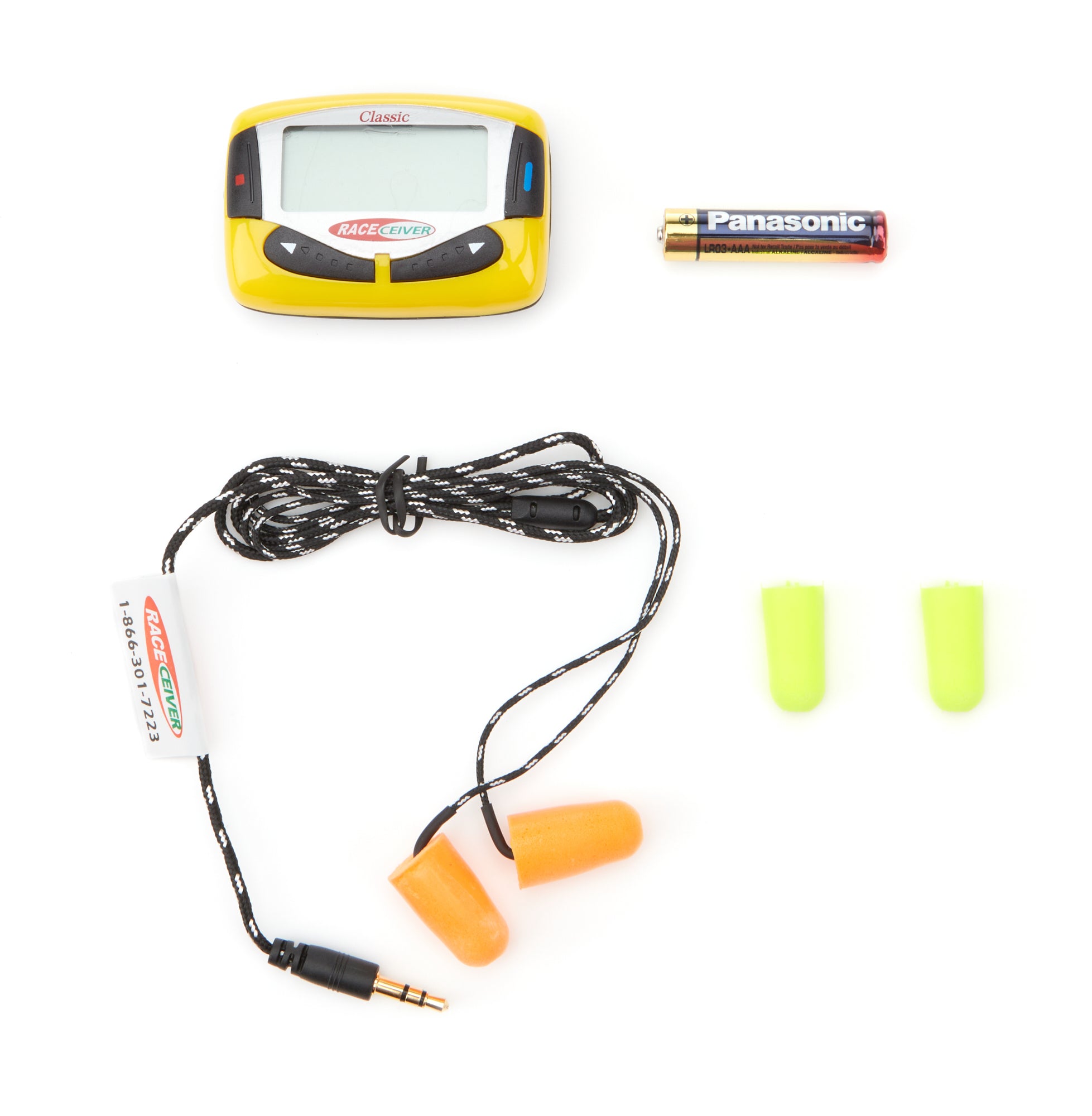 Raceciever RCVCFUS16SPK Raceceiver Classic w/ Semi-Pro Ear Buds Raceciever RCVCFUS16SPK