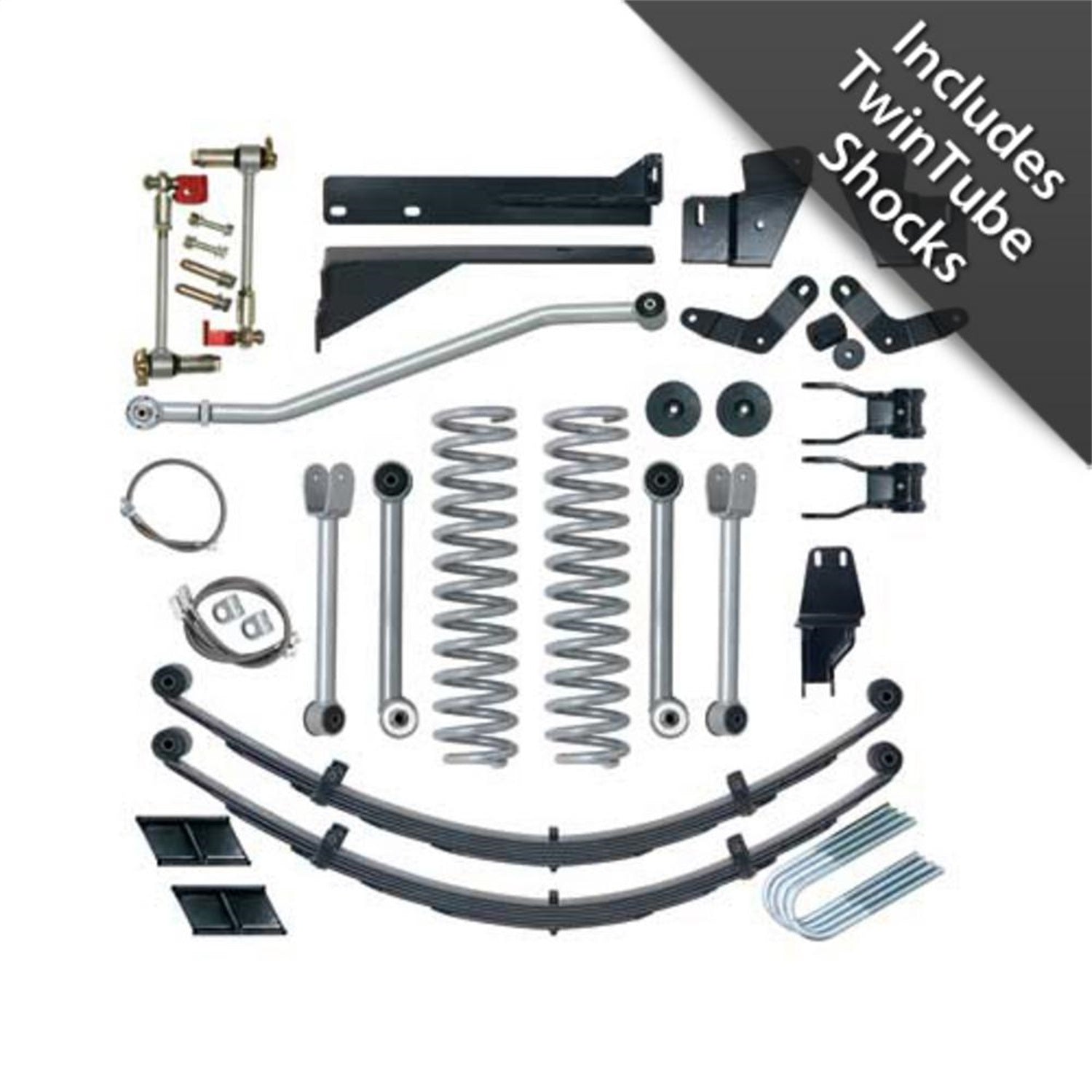 Rubicon Express RE6200T Extreme Duty Suspension Lift Kit w/Shocks Rubicon Express RE6200T
