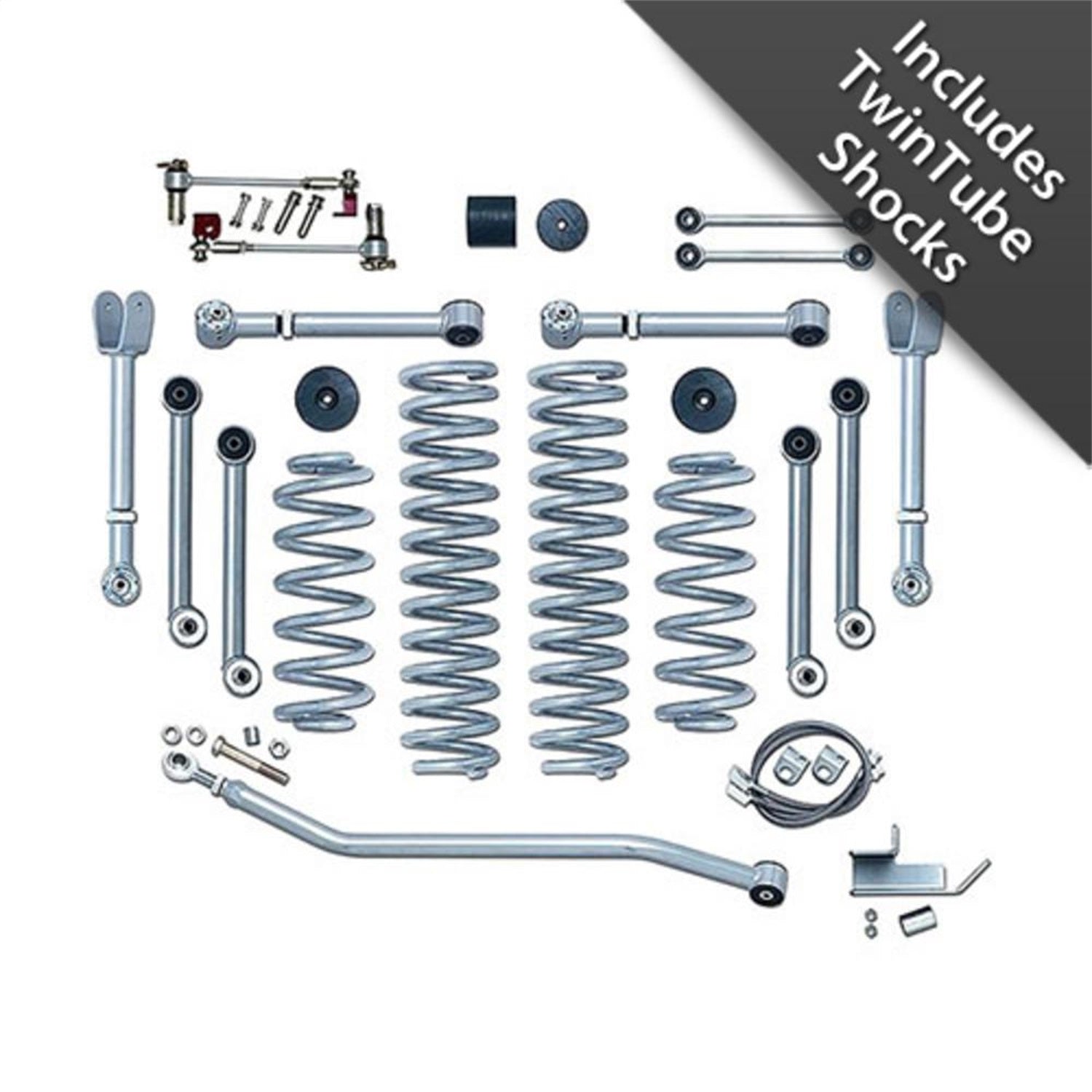 Rubicon Express RE7000T Super-Flex Suspension Lift Kit w/Shocks Rubicon Express RE7000T