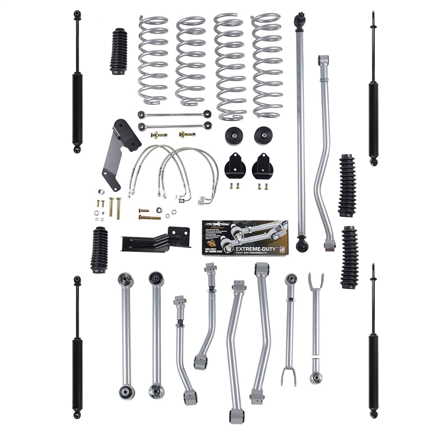 Rubicon Express RE7124T Full Suspension Kit w/Shock Rubicon Express RE7124T