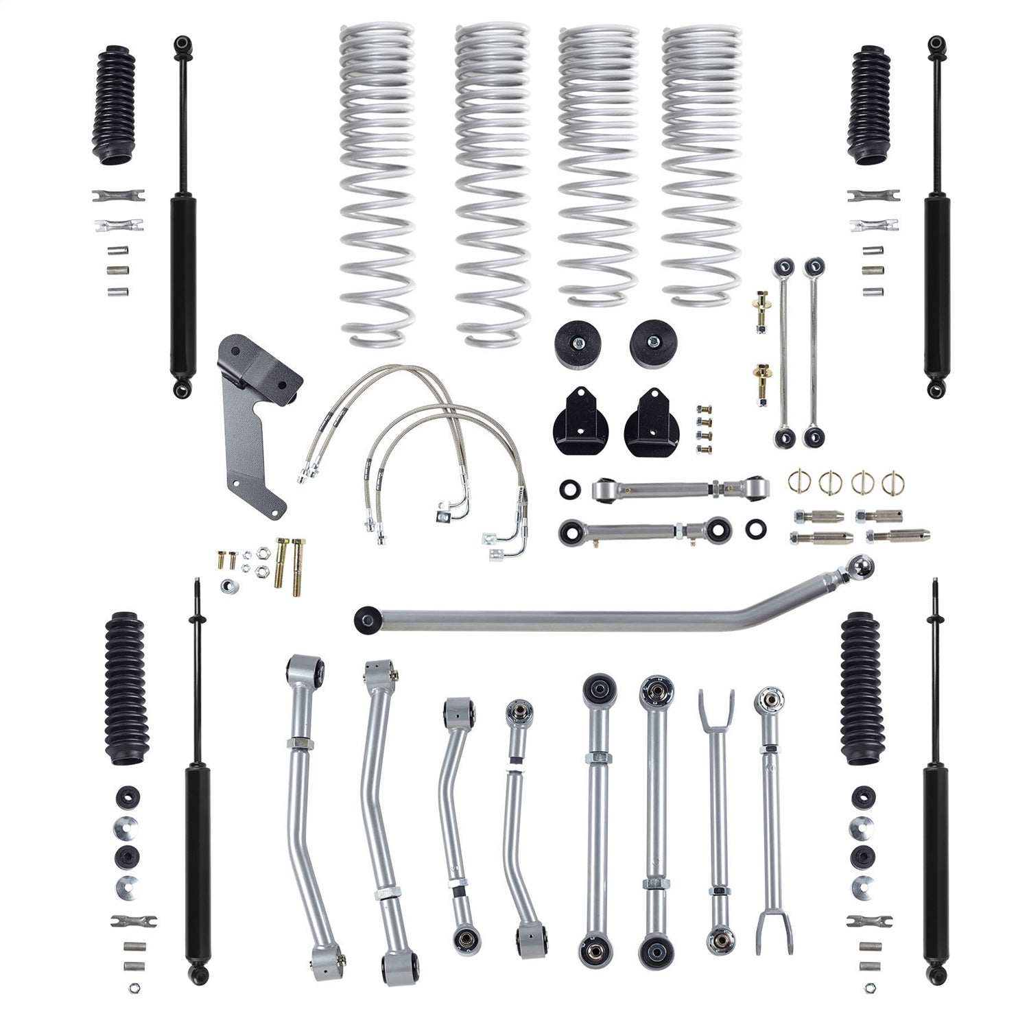 Rubicon Express RE7127PT Super-Flex Suspension Lift Kit w/Shocks Rubicon Express RE7127PT