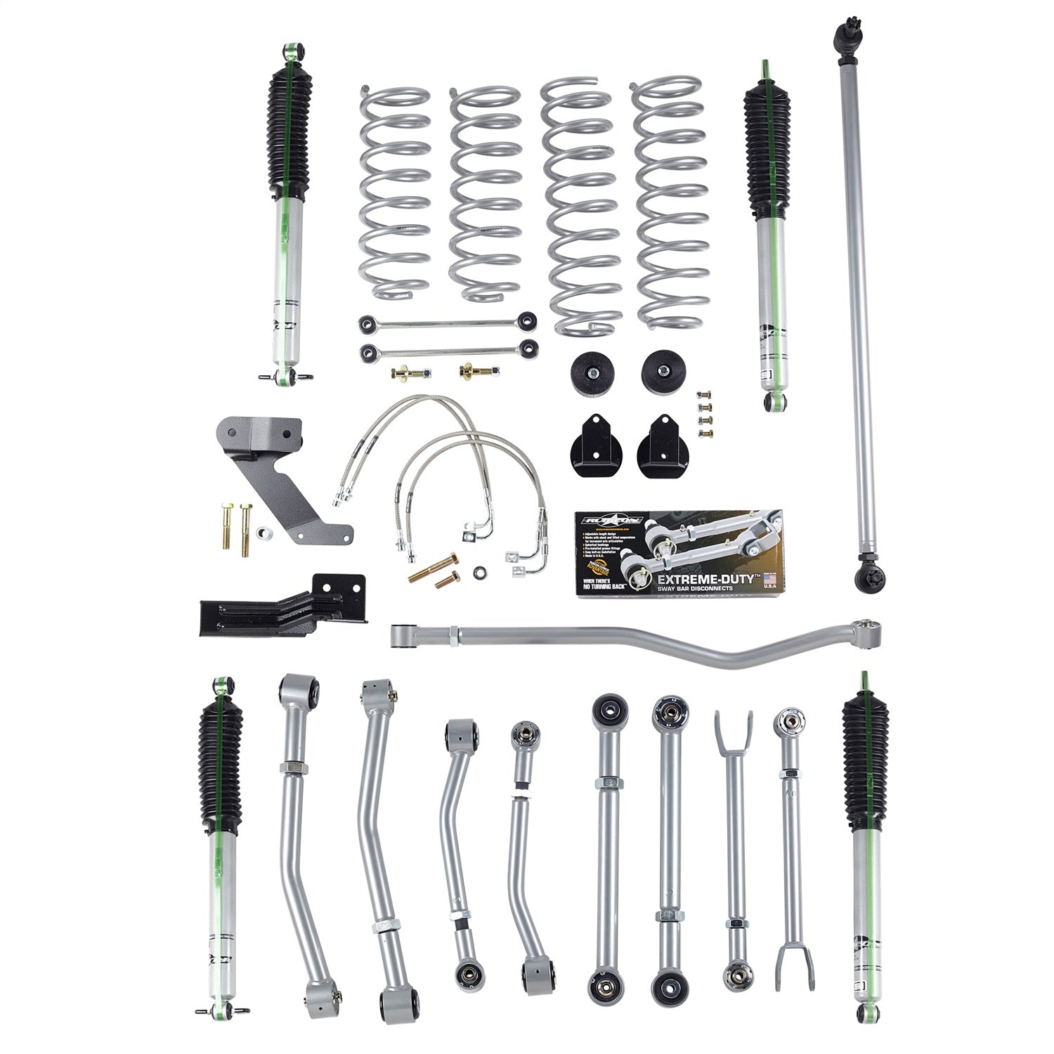 Rubicon Express RE7128M Super-Flex Suspension Lift Kit w/Shocks Rubicon Express RE7128M