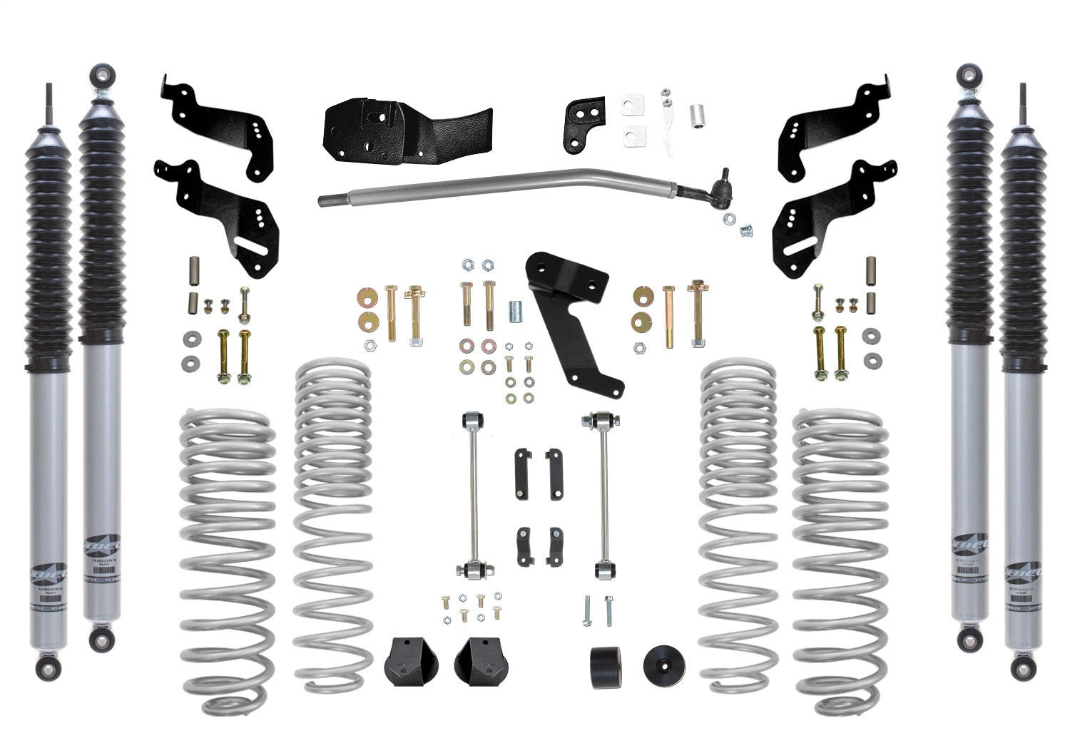 Rubicon Express RE7145PM Progressive Coil Sport Lift Kit w/Shocks Rubicon Express RE7145PM