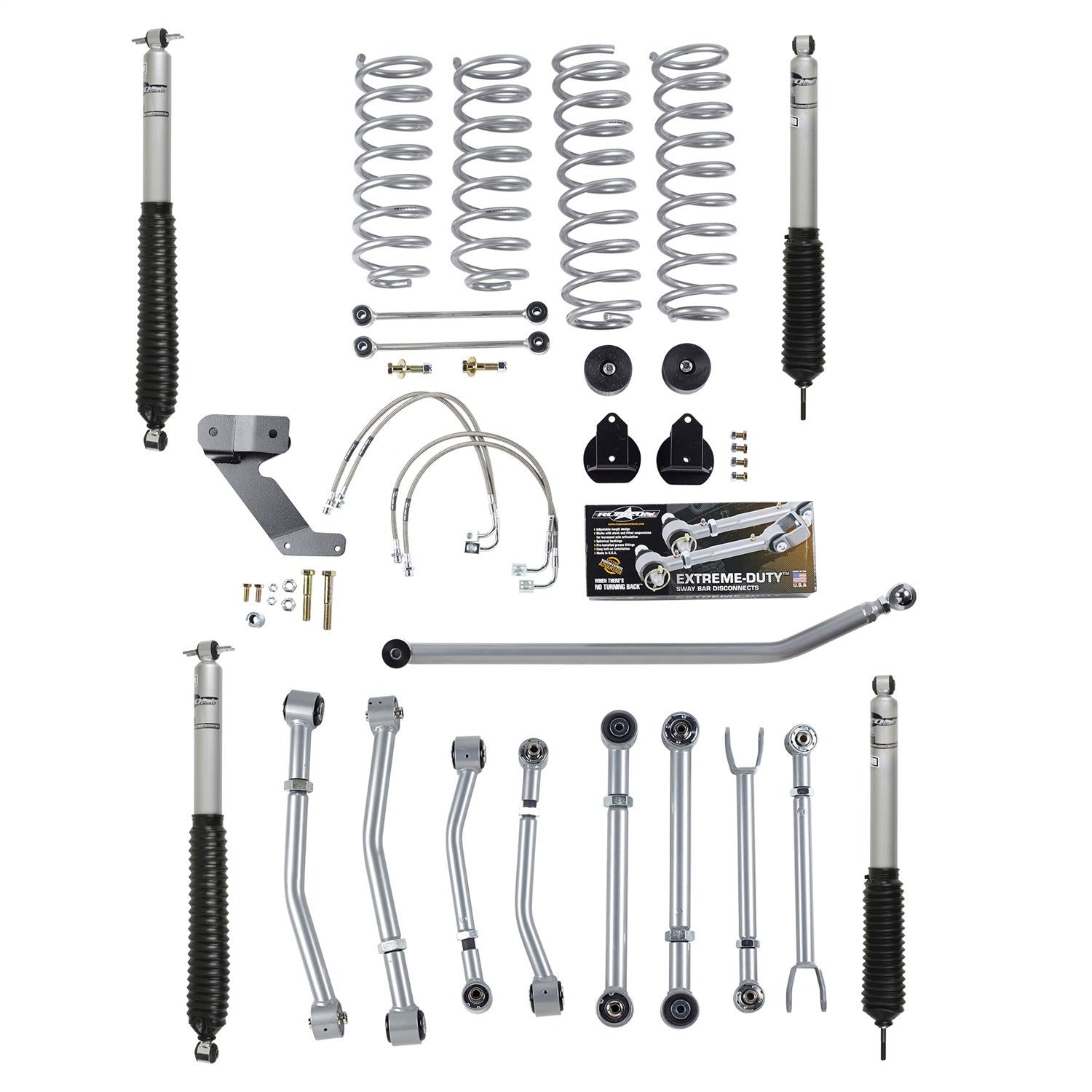 Rubicon Express RE7147M Super-Flex Suspension Lift Kit w/Shocks Rubicon Express RE7147M