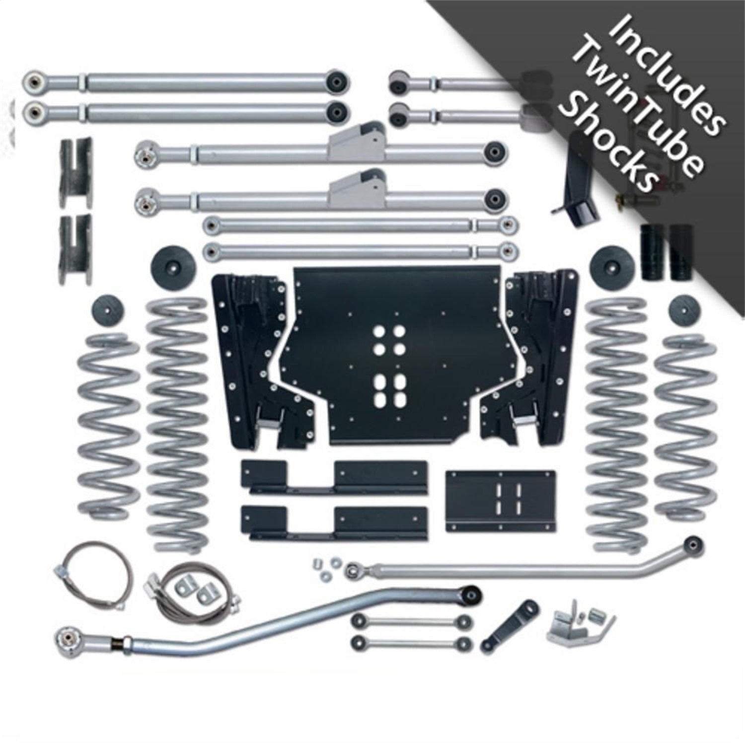 Rubicon Express RE7203T Extreme Duty Suspension Lift Kit w/Shocks Rubicon Express RE7203T