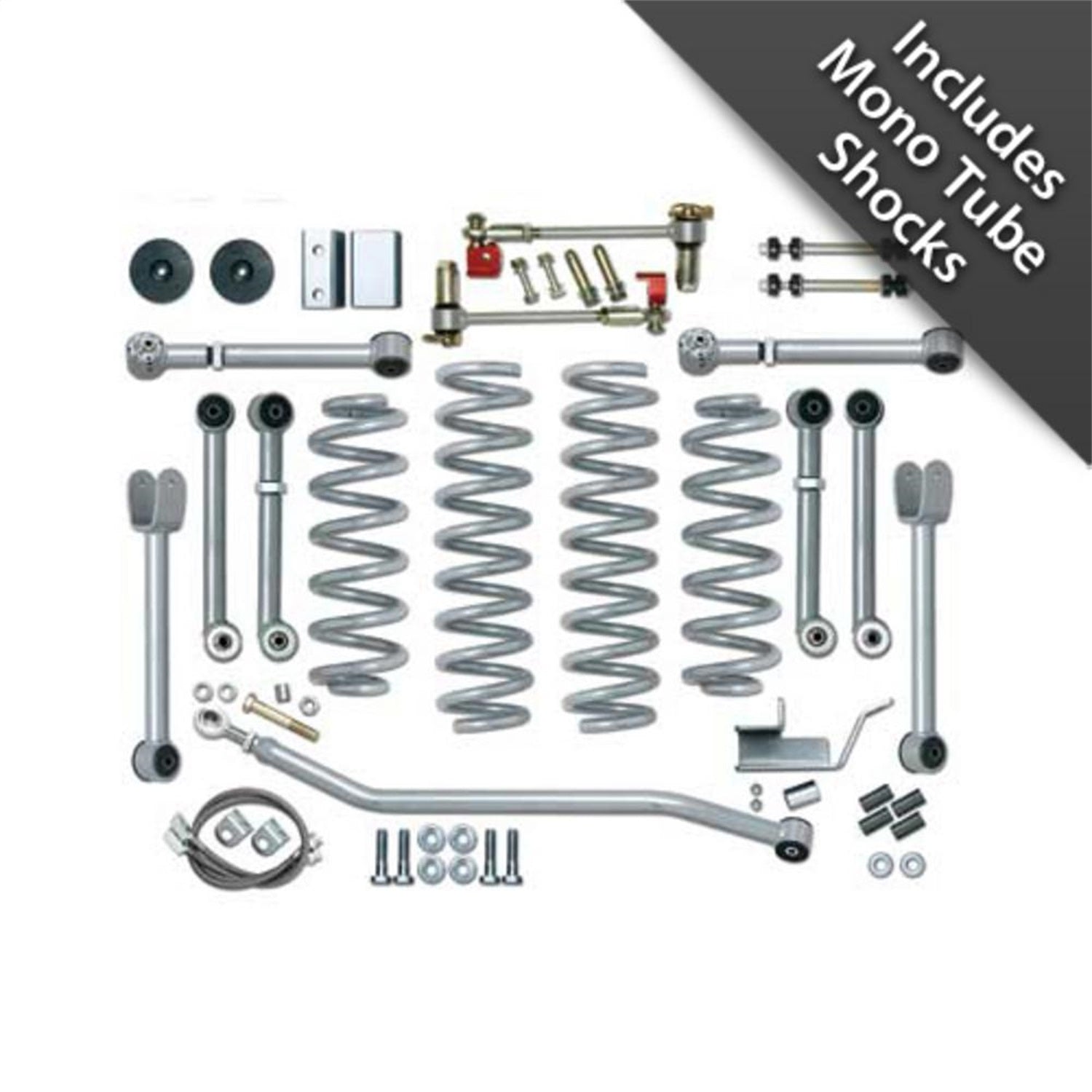 Rubicon Express RE8000M Super-Flex Suspension Lift Kit w/Shocks Rubicon Express RE8000M