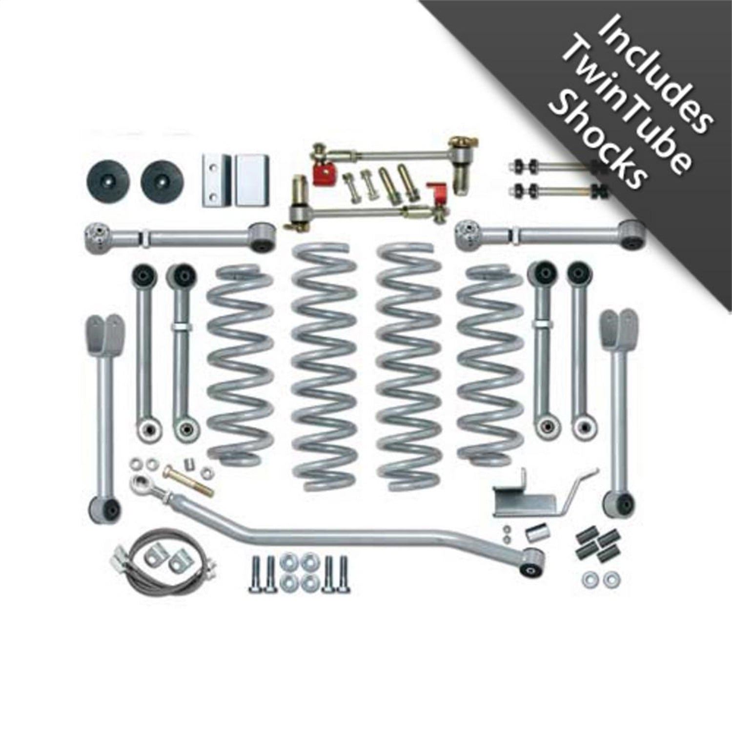 Rubicon Express RE8000T Super-Flex Suspension Lift Kit w/Shocks Rubicon Express RE8000T