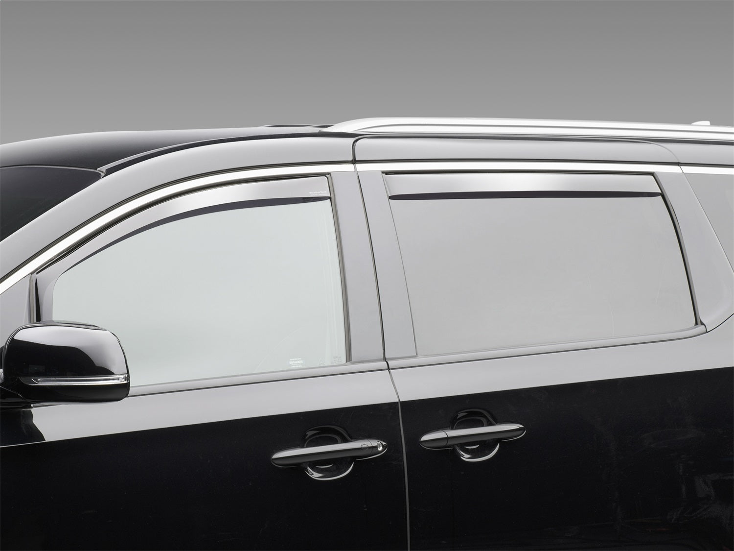 Weathertech 82980IM Side Window Deflector; Front And Rear; Dark Tint; Weathertech 82980IM