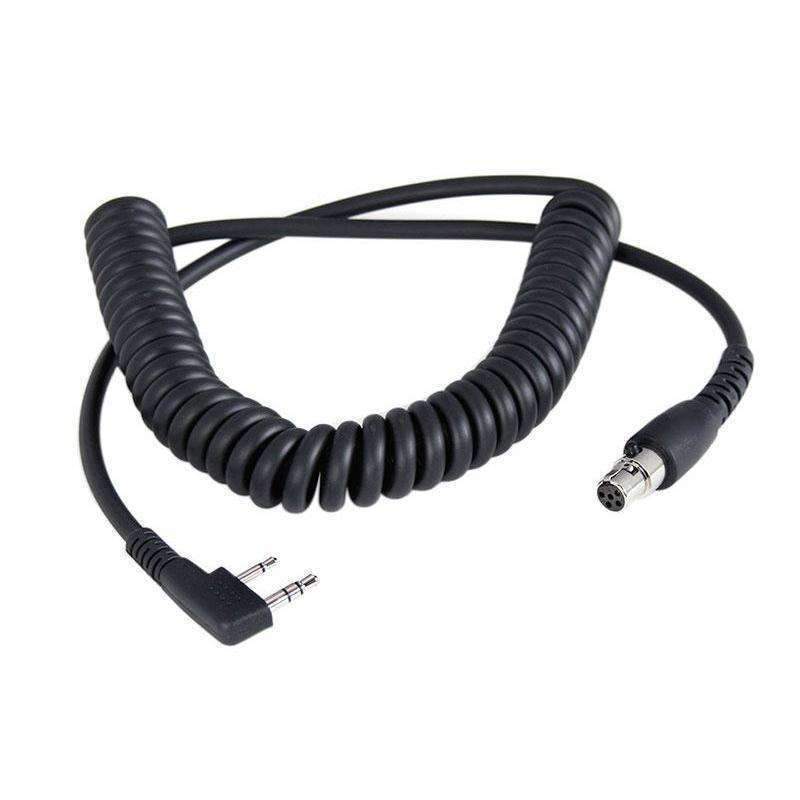 Rugged Radios CC-KEN Cord Coiled Headset to Radio Rugged Kentwood Rugged Radios CC-KEN