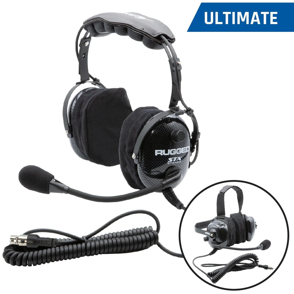 Rugged Radios H22-STX Headset Over The Head Ultimate Offroad Plug Rugged Radios H22-STX