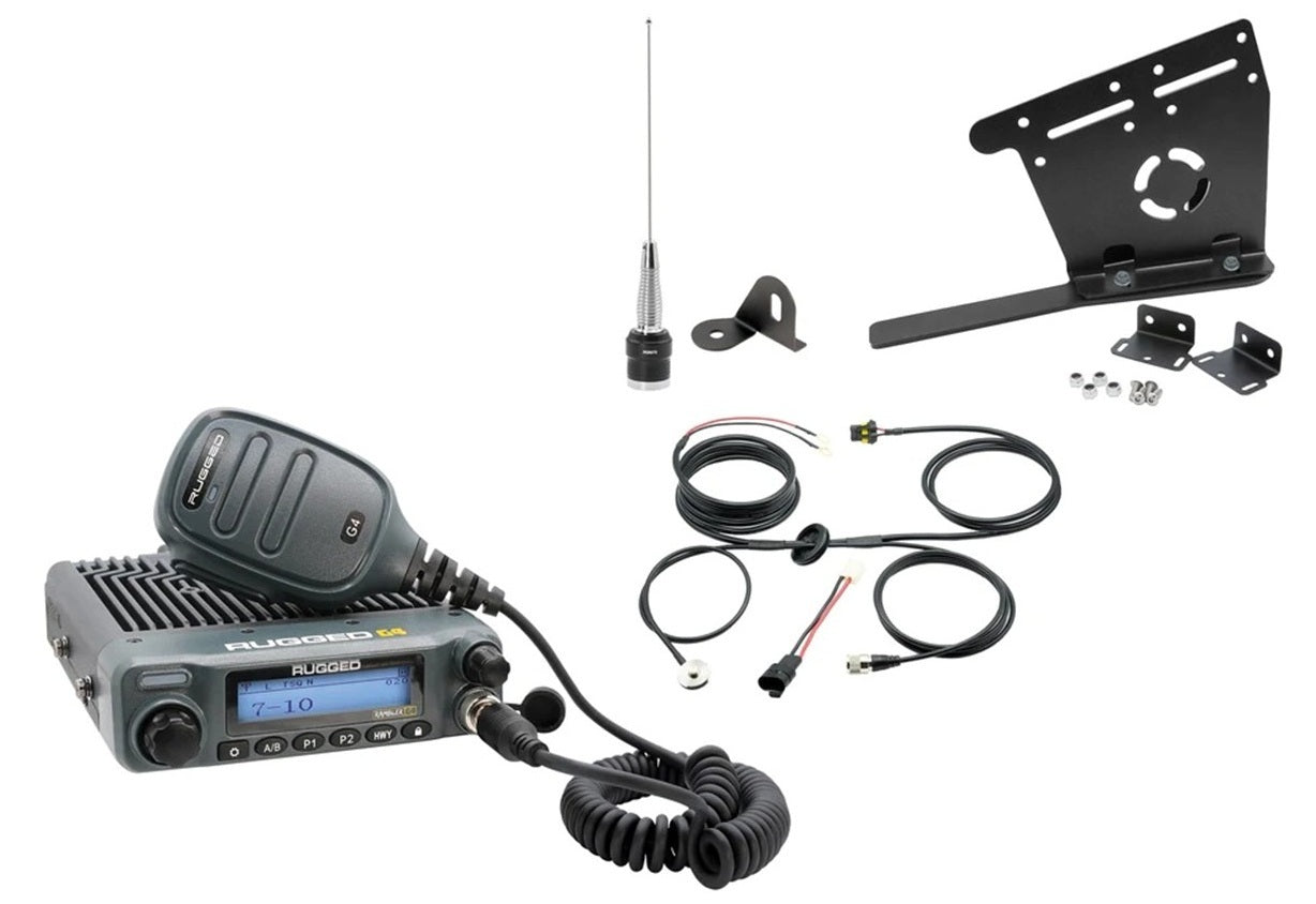 Rugged Radios JP1-G4 GMRS Mobile Radio Kit Jeep Wrangler JL JLU Rugged Radios JP1-G4