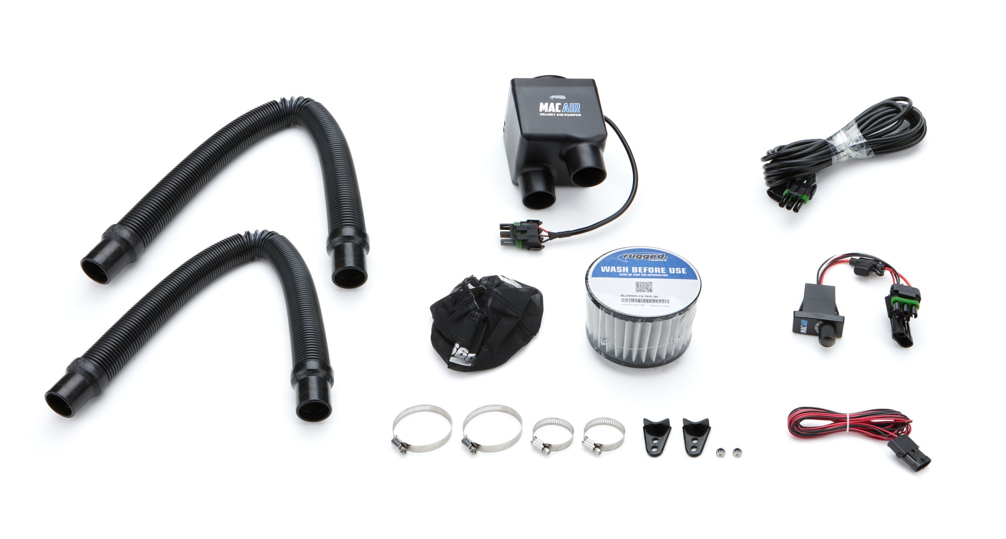 Rugged Radios MAC-2P-KIT Mac Air System 2 Person Helmet Pumper System Rugged Radios MAC-2P-KIT