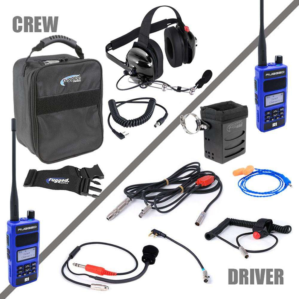 Rugged Radios NASCAR-R1 Radio System Complete Team NASCAR R1 UHF/VHF Rugged Radios NASCAR-R1