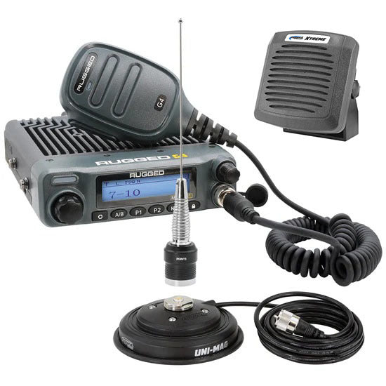 Rugged Radios RK-G4-SPK GMRS Mobile Radio Kit Rambler G4 w/Ext Speaker Rugged Radios RK-G4-SPK