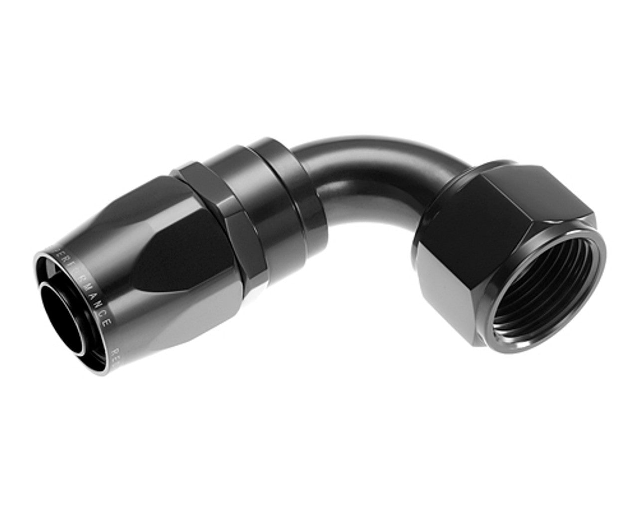 Redhorse Performance 1090-06-2 6AN Swivel Hose Ends Black 90 Redhorse Performance 1090-06-2