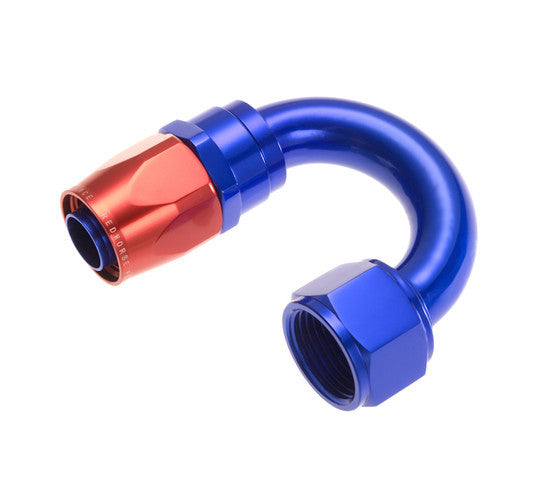 Redhorse Performance 1180-08-1 8AN 180Deg FM Hose End Swivel Seal Red/Blue Redhorse Performance 1180-08-1