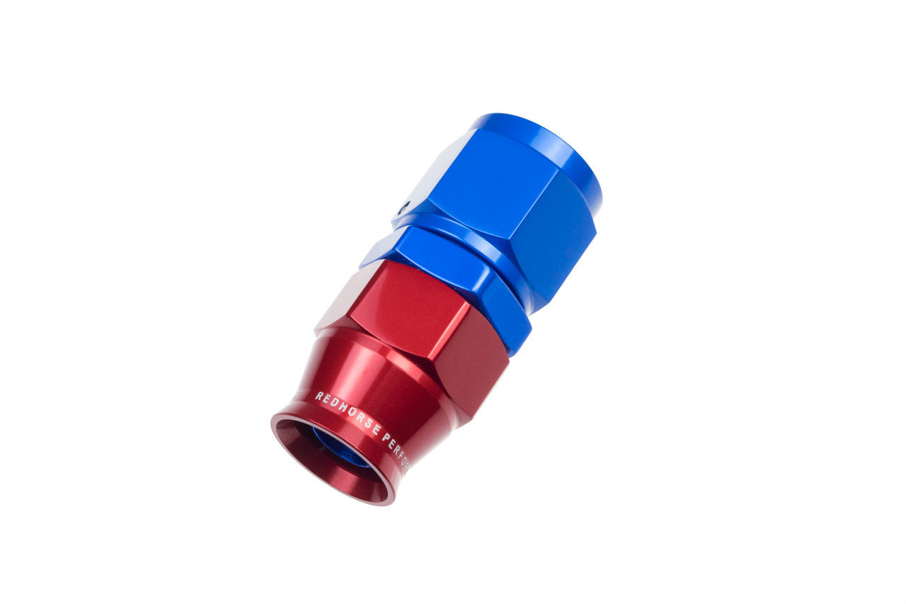 Redhorse Performance 1200-08-1 8AN PTFE Hose Ends Blue STR Redhorse Performance 1200-08-1