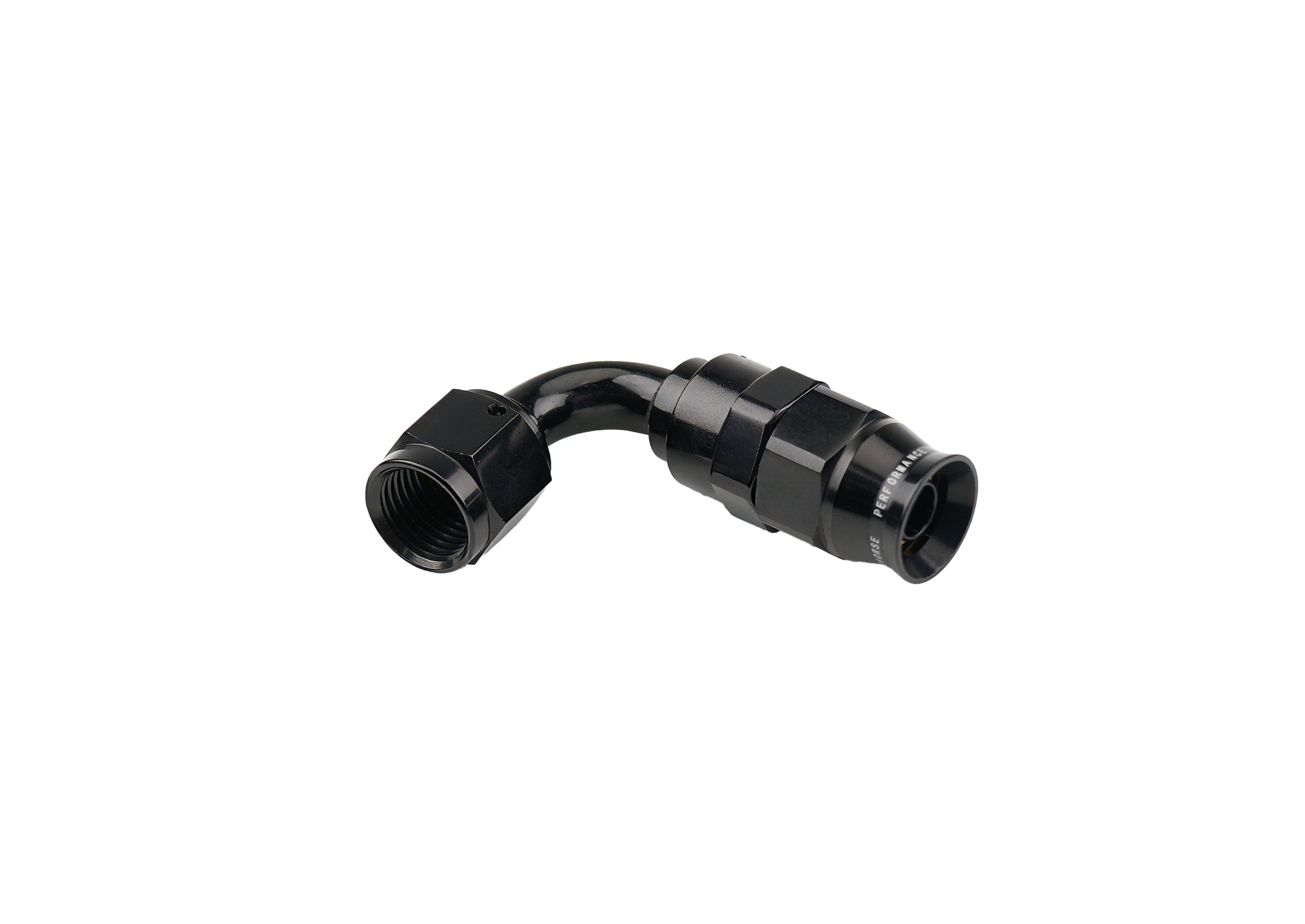 Redhorse Performance 1210-06-2 6AN 100 Degree PTFE Reusable Hose End Black Redhorse Performance 1210-06-2