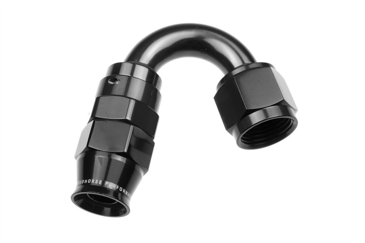 Redhorse Performance 1250-10-2 10AN 150 Degree PTFE Reusable Hose End Black Redhorse Performance 1250-10-2