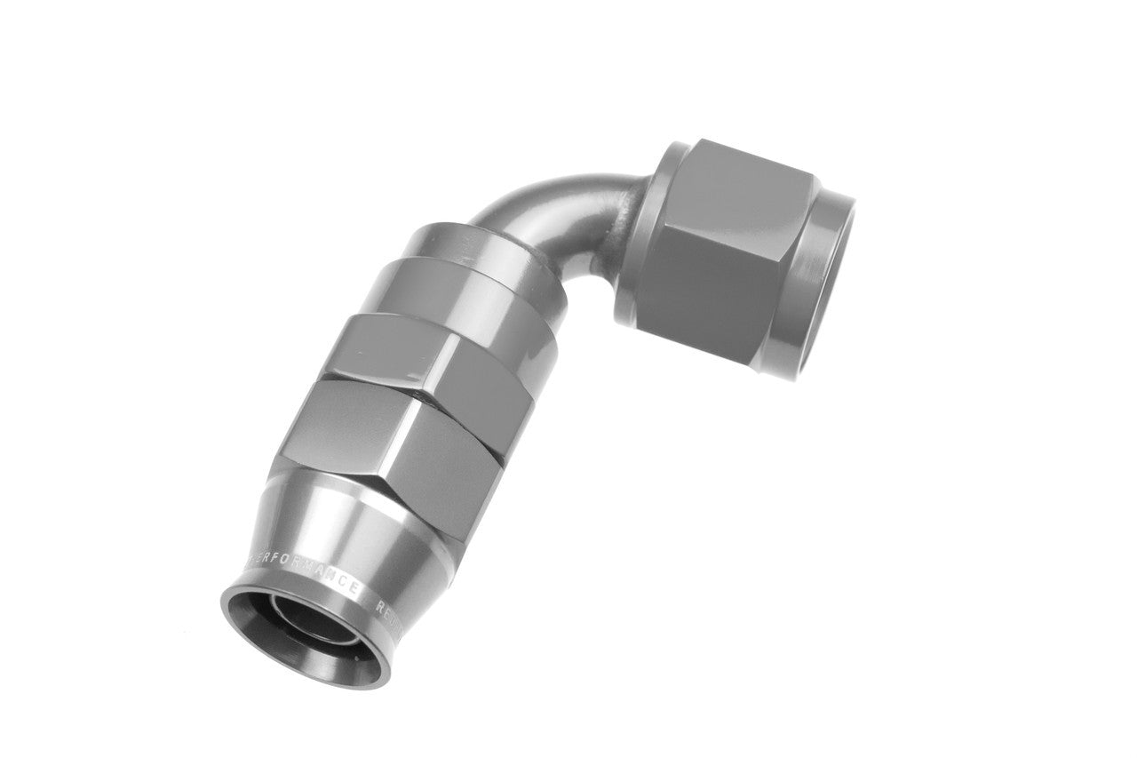 Redhorse Performance 1290-10-5 10AN 90 Degree PTFE Reusable Hose End Clear Redhorse Performance 1290-10-5
