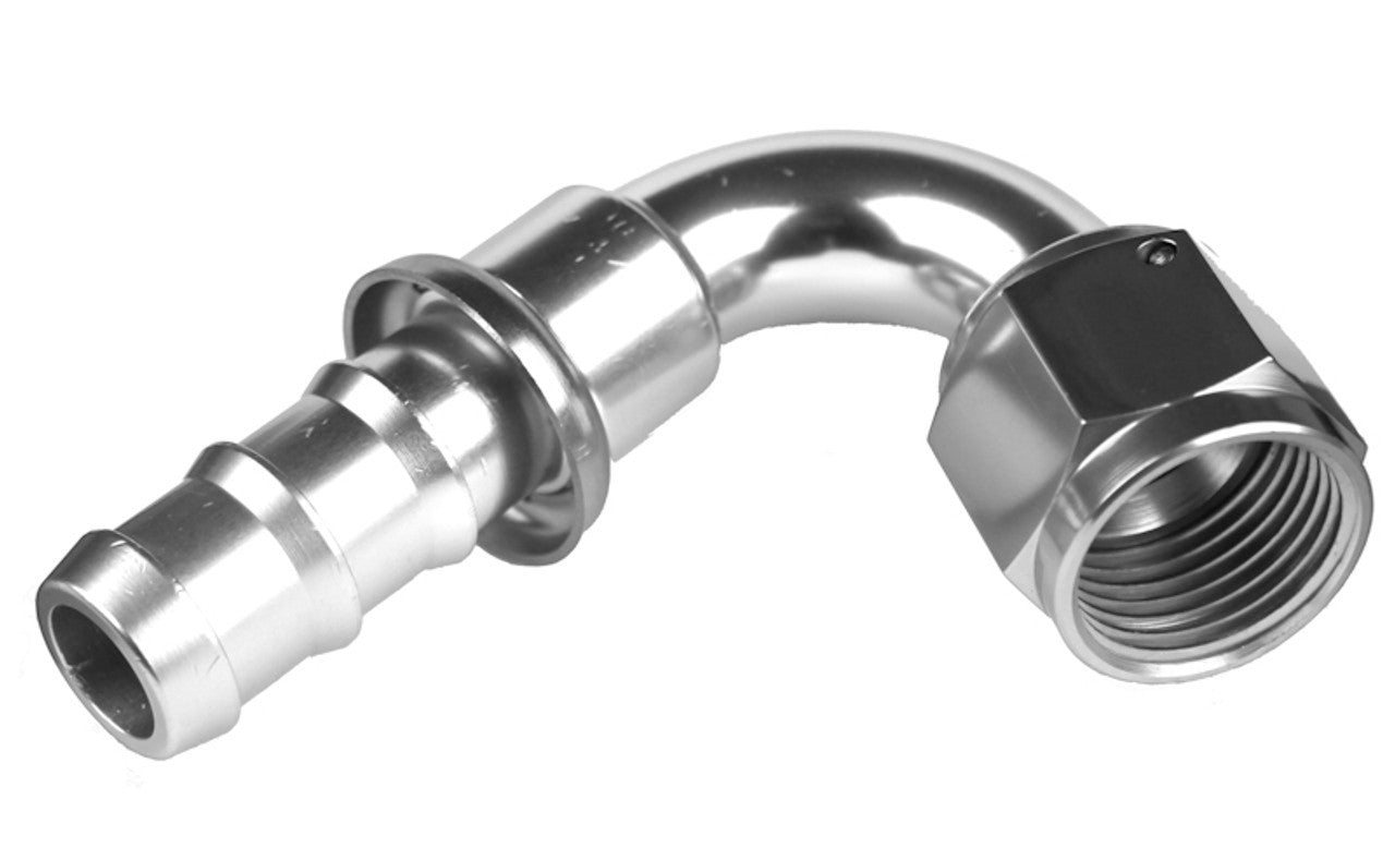 Redhorse Performance 2120-06-5 6AN 120 Degree AN/Push Lock Hose End Clear Redhorse Performance 2120-06-5