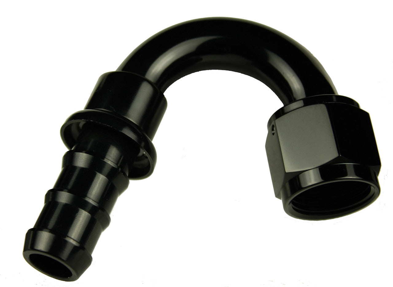 Redhorse Performance 2150-12-2 12AN Push Lock Hose End s- Black 150 Redhorse Performance 2150-12-2