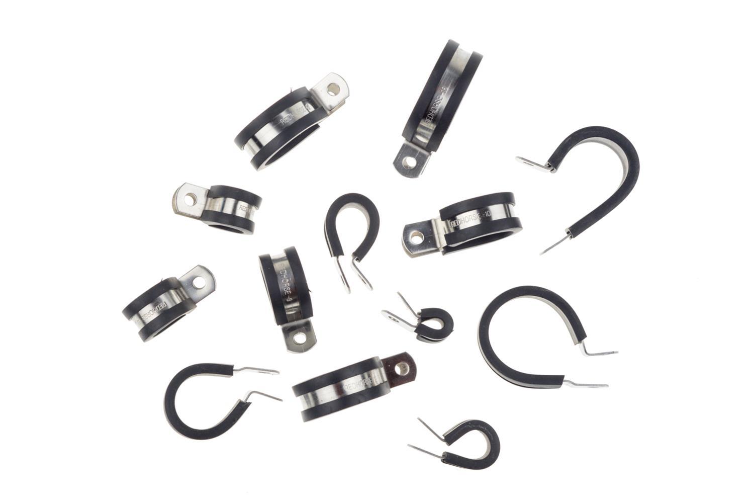 Redhorse Performance 220-16-2 16AN Cushioned Hose Clamp 10/pkg Redhorse Performance 220-16-2