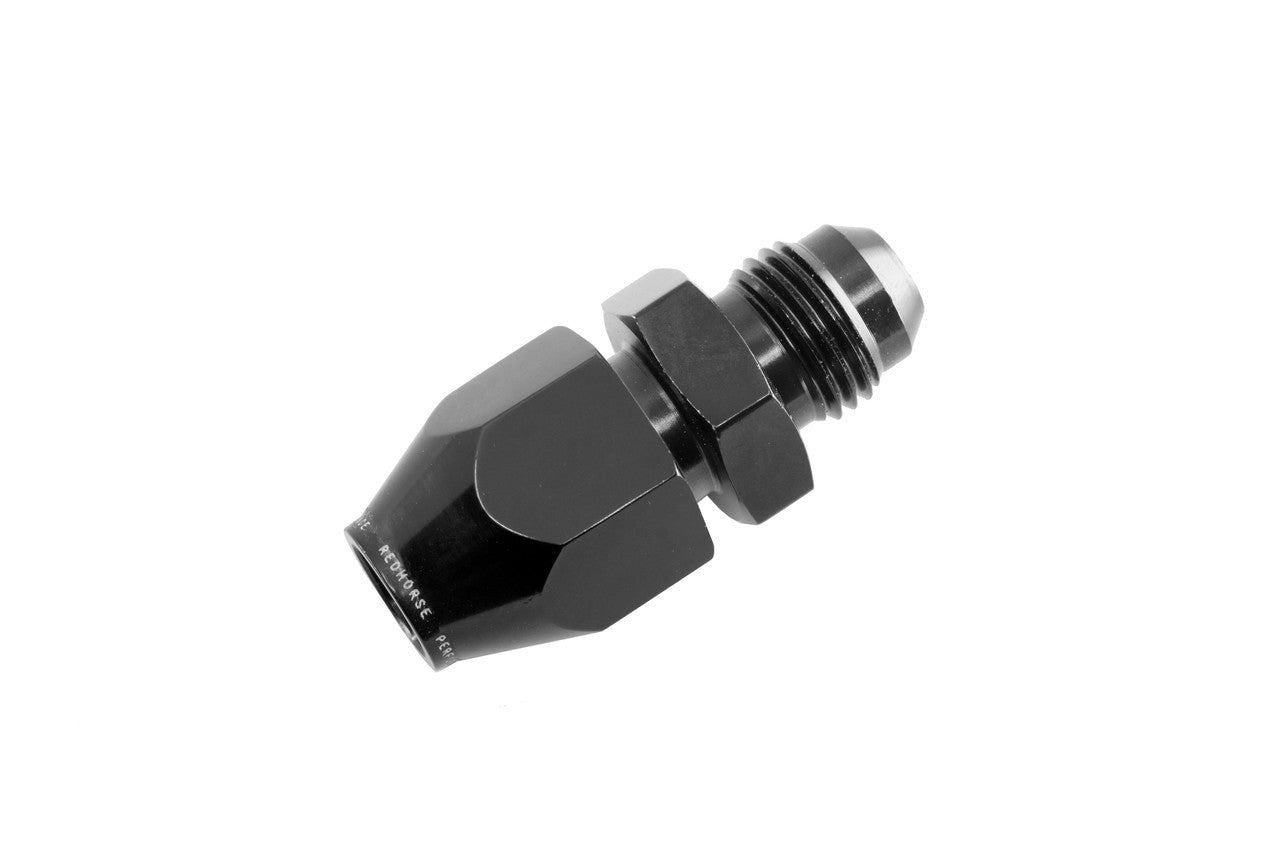 Redhorse Performance 3100-08-08-2 8AN Hard Line Adapters Black Redhorse Performance 3100-08-08-2
