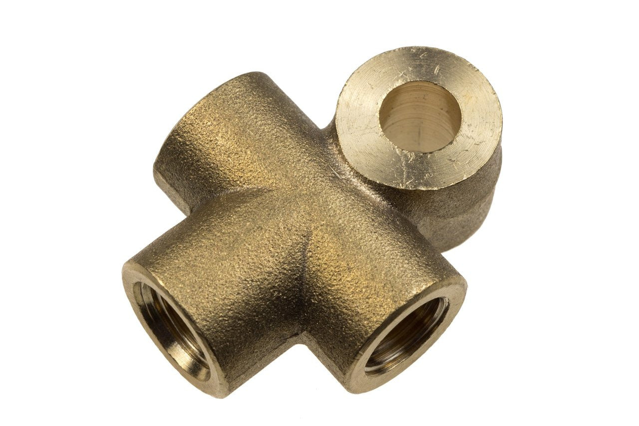 Redhorse Performance 346-03 3/8-24 IF GM Female Tee w/3/8-24 Concave Redhorse Performance 346-03