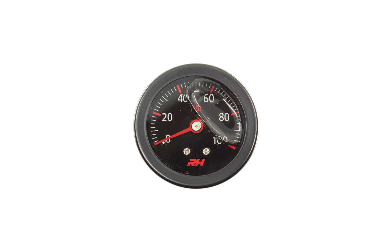 Redhorse Performance 5002-100-3 Fuel Pressure Gauge Bla ck Redhorse Performance 5002-100-3