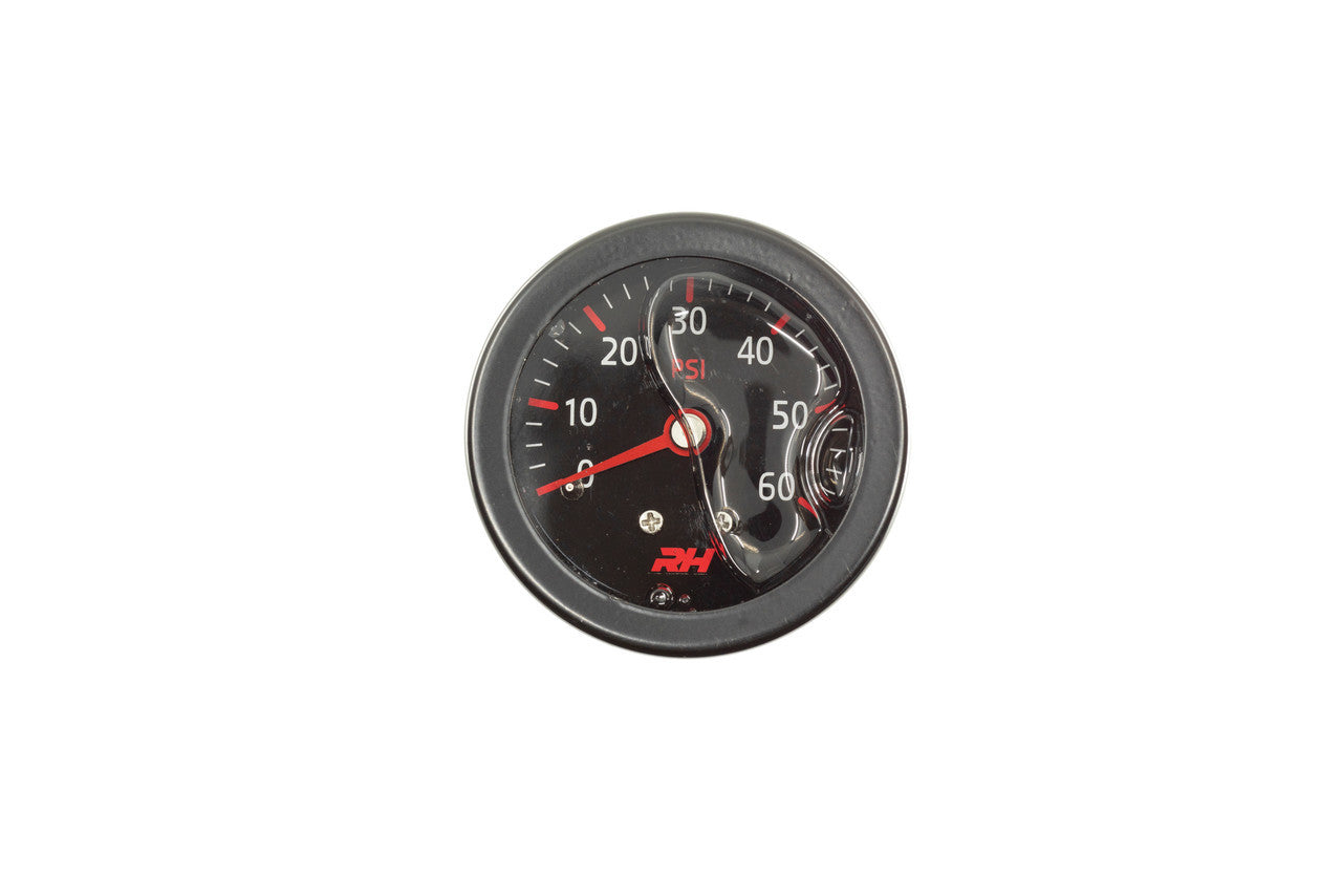 Redhorse Performance 5002-60-3 Liquid Filled Fuel Press Gauge  60-PSI 1/8 Npt Redhorse Performance 5002-60-3